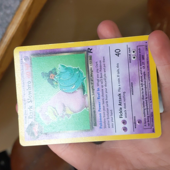 Rare Dark Slowbro Team Rocket 1995 first made card. - Picture 3 of 6